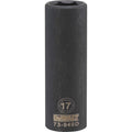 DeWalt® DWMT73949OSP Deep Metric Impact Sockets, 6-Pt, 1/2" Drive, 17 mm