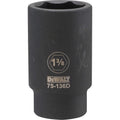 DeWalt DWMT75136OSP SAE Deep Impact Socket, 3/4" Drive, 1-3/8"