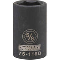 DeWalt SAE 6 Point Impact Socket, 1/2" Drive, 5/8"