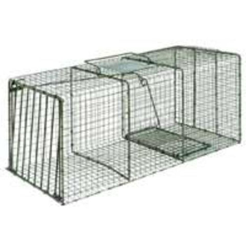DUKE TRAPS HEAVY DUTY CAGE TRAP XL-36X15X14 IN GREEN