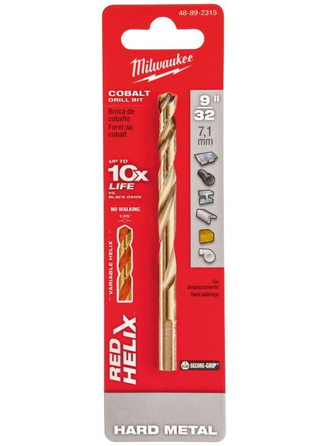 Milwaukee 9/32" Cob Drill Bit