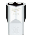 Milwaukee 1/2DR 20mm 4FLT Socket