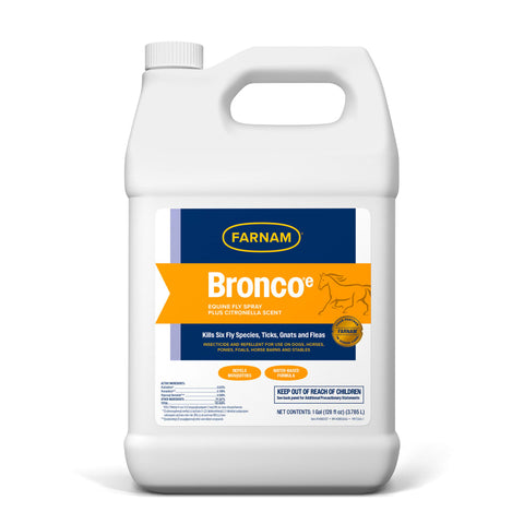 Farnam Bronco e Equine Fly Spray Plus Citronella 1 gal