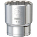 DeWalt SAE 12 Point Socket, 3/4" Drive, 1-1/2"