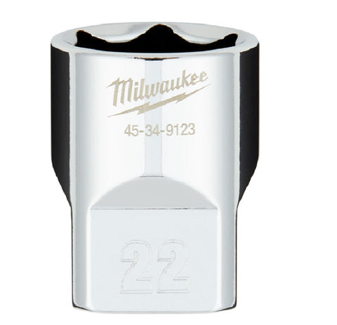 Milwaukee 1/2" Drive Metric 6-Point Socket