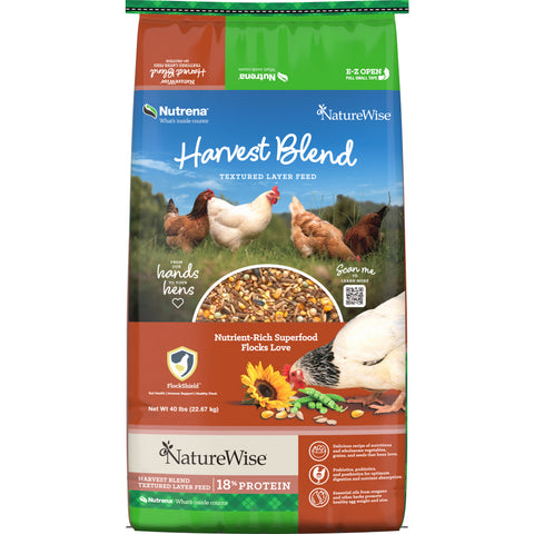 Nutrena® NatureWise® Harvest Blend 18% Textured Layer Feed 40 lbs