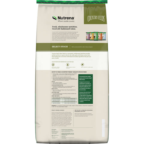 Nutrena® Country Feeds® Select Stock 16% Pellet 50 lbs
