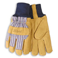 Kinco Lined Pigskin Knit Gloves, Women's Small