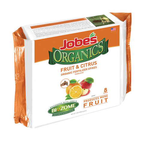 Jobe's Fruit & Citrus Plant Food Spikes, 8 Pack
