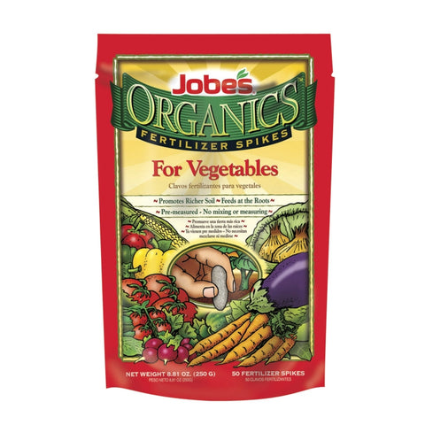 Jobe's Organic Vegetable Plant Food Spikes