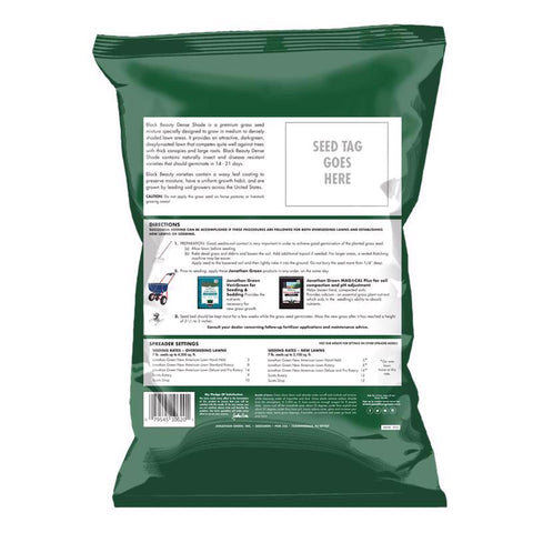 Jonathan Green Black Beauty Dense Shade Grass Seed, 3 lb