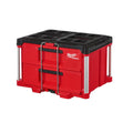 Milwaukee 2 Drawer Toolbox, 22.2", Black/Red