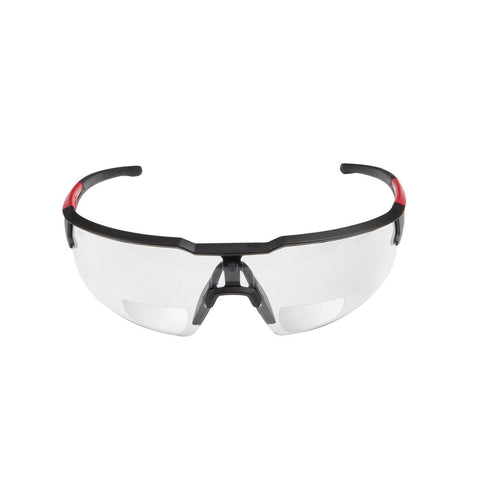 Milwaukee Magnified Safety Glasses, Clear Lens