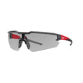 Milwaukee Anti-Scratch Lens Safety Glasses, Polycarbonate, Gray