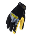 Ironclad Impact Gloves, Black/Yellow, Medium