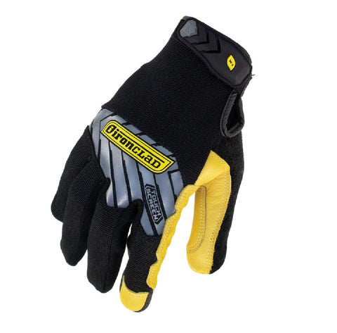 Ironclad Impact Gloves, Black/Yellow, Medium