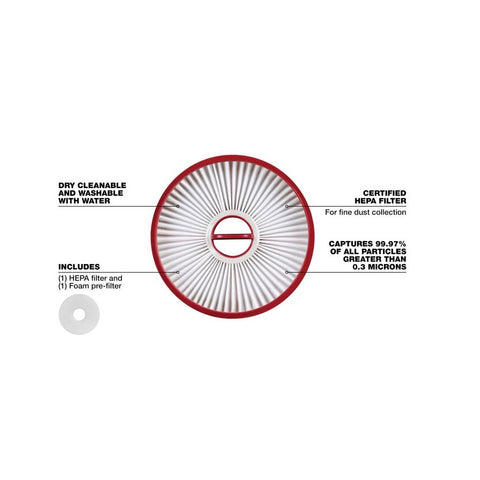 Milwaukee M18 Comp Vac Filter