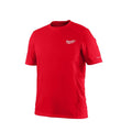 Milwaukee Lightweight Performance Tee Shirt, X-Large, Red
