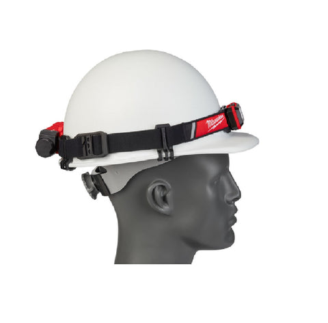 Milwaukee LED Rechargeable Head Lamp, Black/Red