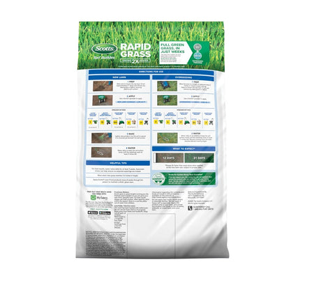 Scotts Turf Builder Rapid Grass Sun & Shade Mix, 16 lb