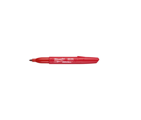 Milwaukee Red Fine Tip Jobsite Marker, 7.13", Red