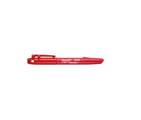 Milwaukee Red Fine Tip Jobsite Marker, 7.13", Red