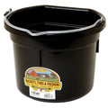 Little Giant Flat Back Bucket, Black, 8 qt