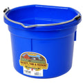 Little Giant Flat Back Bucket, Blue, 8 qt