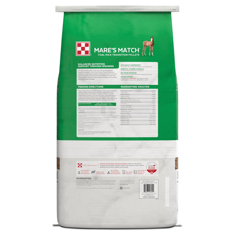 Purina® Mare's Match® Foal Milk Transition Pellets, 25 lb – view 2
