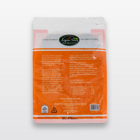Aspen Song Premium Dried Mealworms guaranteed analysis
