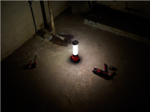 Milwaukee LED Lantern/Flood Light, 18 Volts