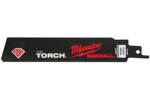 Milwaukee The Torch Sawzall Blade, Diamond Grit, 6" L