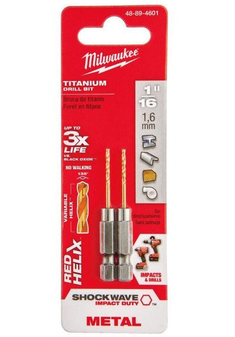 Milwaukee 1/16" Titan Drill Bit