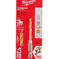 Milwaukee Shockwave Impact Duty Titanium Drill Bits, Red Helix, 5/32"