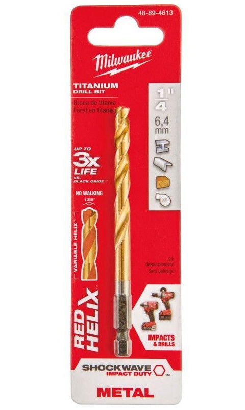 Milwaukee 1/4" Titan Drill Bit