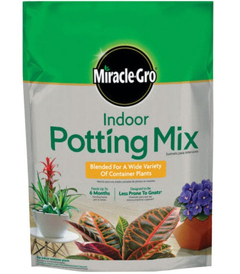 Miracle-Gro Indoor Potting Mix, 6 Quart