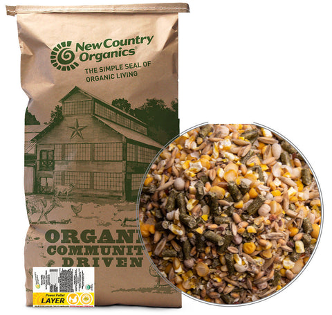 New Country Organics Power Pellet Layer Feed 40 lb