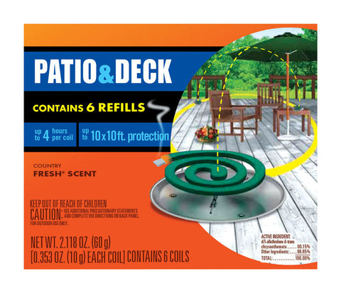 OFF! Mosquito Coil Refills, 6 Pack