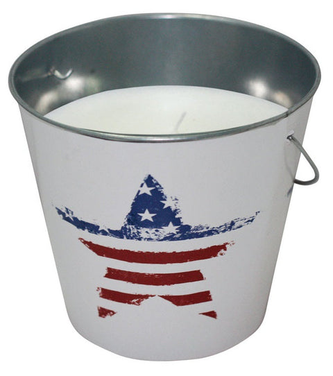 Patio Essentials US Flag Citronella Candle, 18 oz
