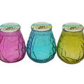 Patio Essentials Citronella Candle in Pink Glass, 10 oz