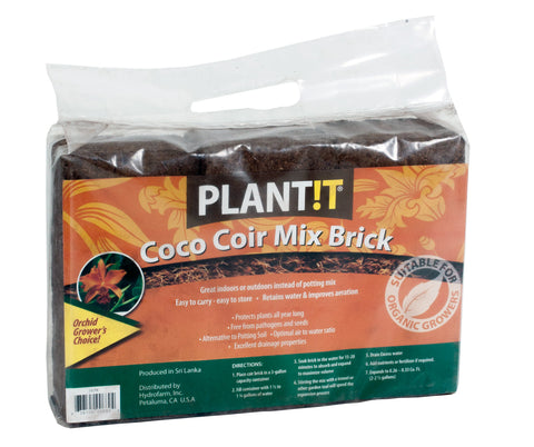 Grow!T Coco Coir Mix Bricks, 3 Pack