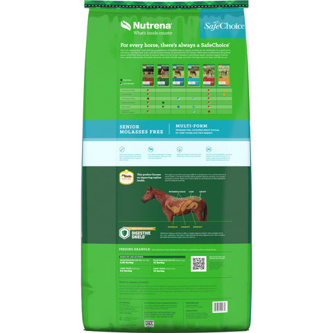 Nutrena® SafeChoice® Senior Molasses Free Multi-Form 50 lbs