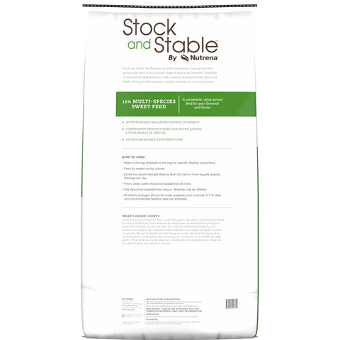 Nutrena® Stock and Stable® 12% Multi-Species Sweet Feed 50 lbs