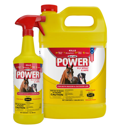 Durvet POWER Fly Spray Wipe