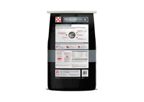 Purina Free Balance 12:12 Vitamin & Mineral Supplement, 25 lb bag — back