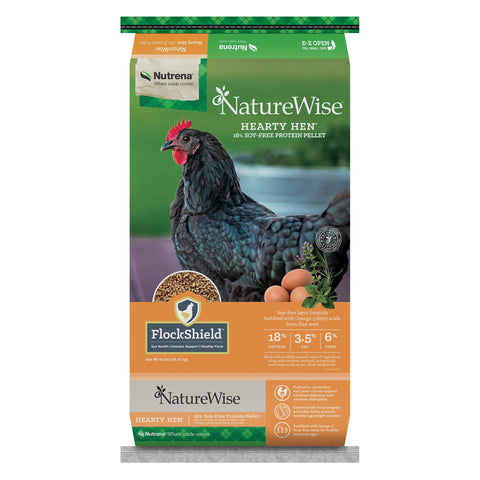 Nutrena® NatureWise® Hearty Hen® 18% Soy-Free Protein Pellet 40 lbs