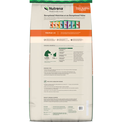 Nutrena® Triumph® Triple 10 Textured 50 lbs