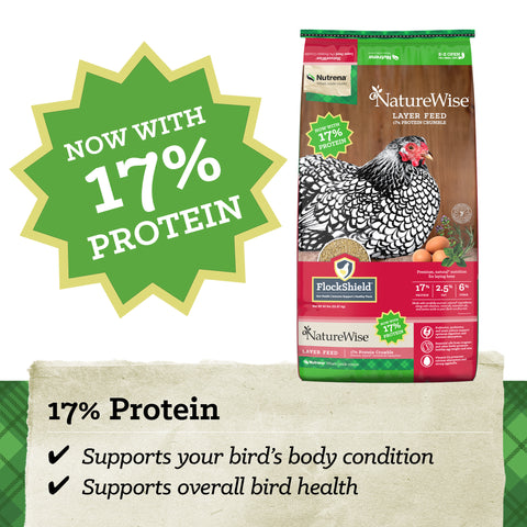 Nutrena® NatureWise® 17% Protein Layer Crumble Poultry Feed 50 lbs