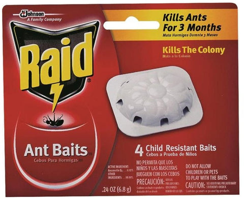 Raid Ant Baits, 4 Pack