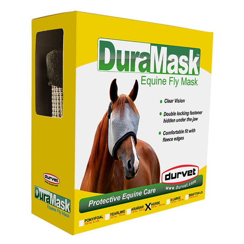 Durvet DuraMask Equine Fly Mask, Horse Size